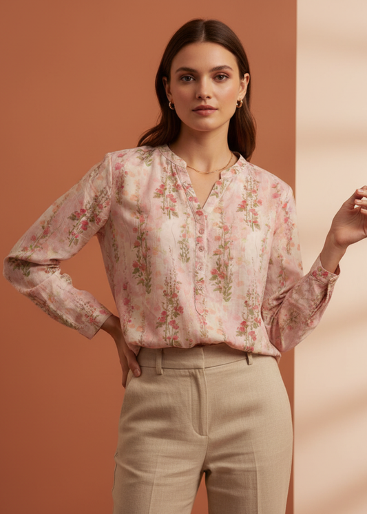 VERO Chinese Collar Blouse CC3