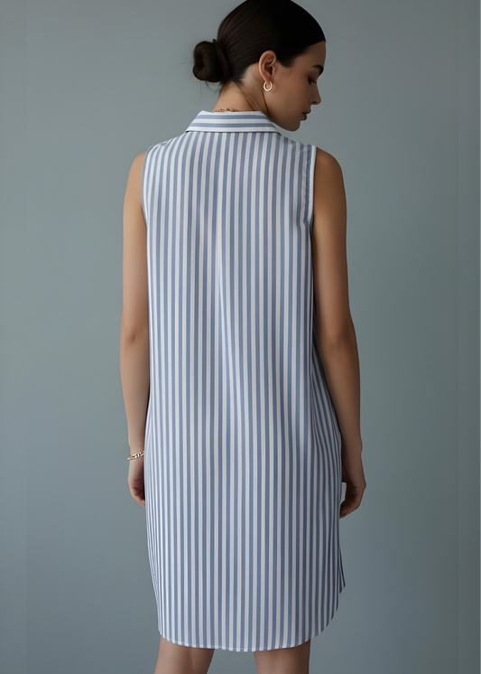 Striped Sleeveless Dress
