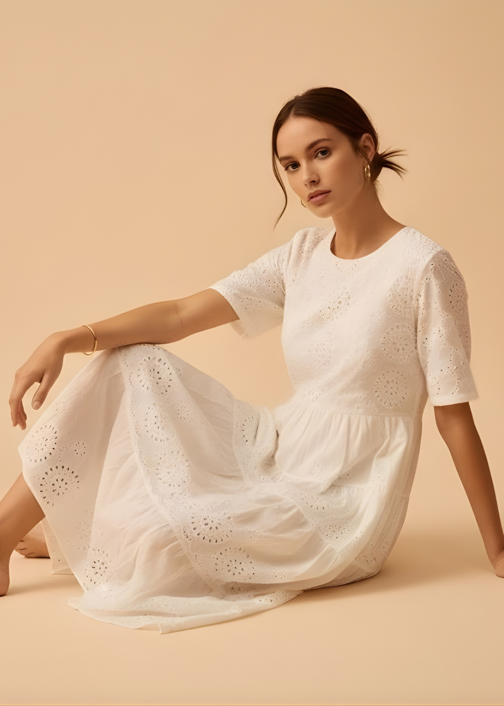 Tiered Lace Dress