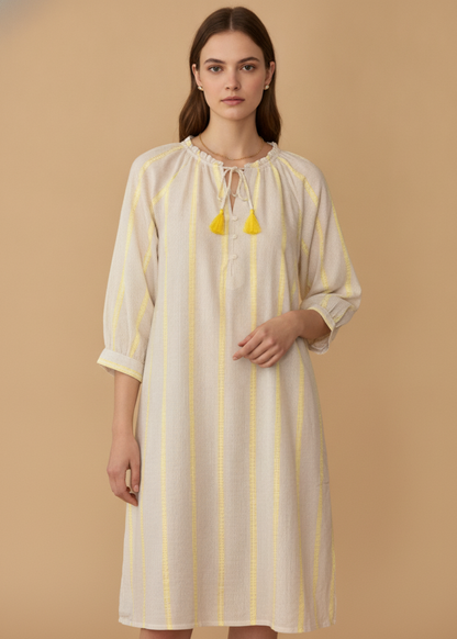 Tassel Tie Tunic Dress