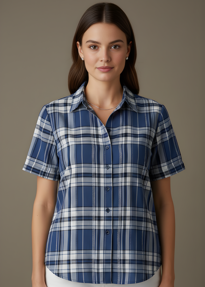 Plaid Blouse
