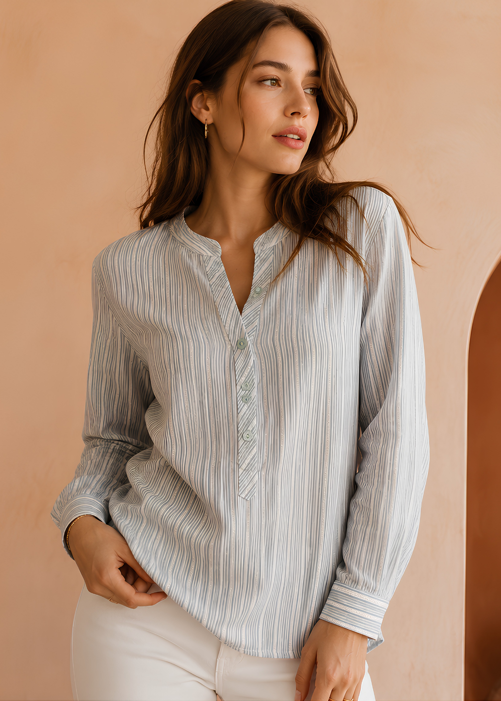 VERO Chinese Collar Blouse CC1