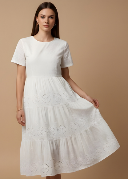 Tiered Lace Dress