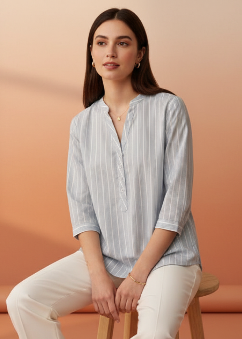 VERO Chinese Collar Blouse CC1
