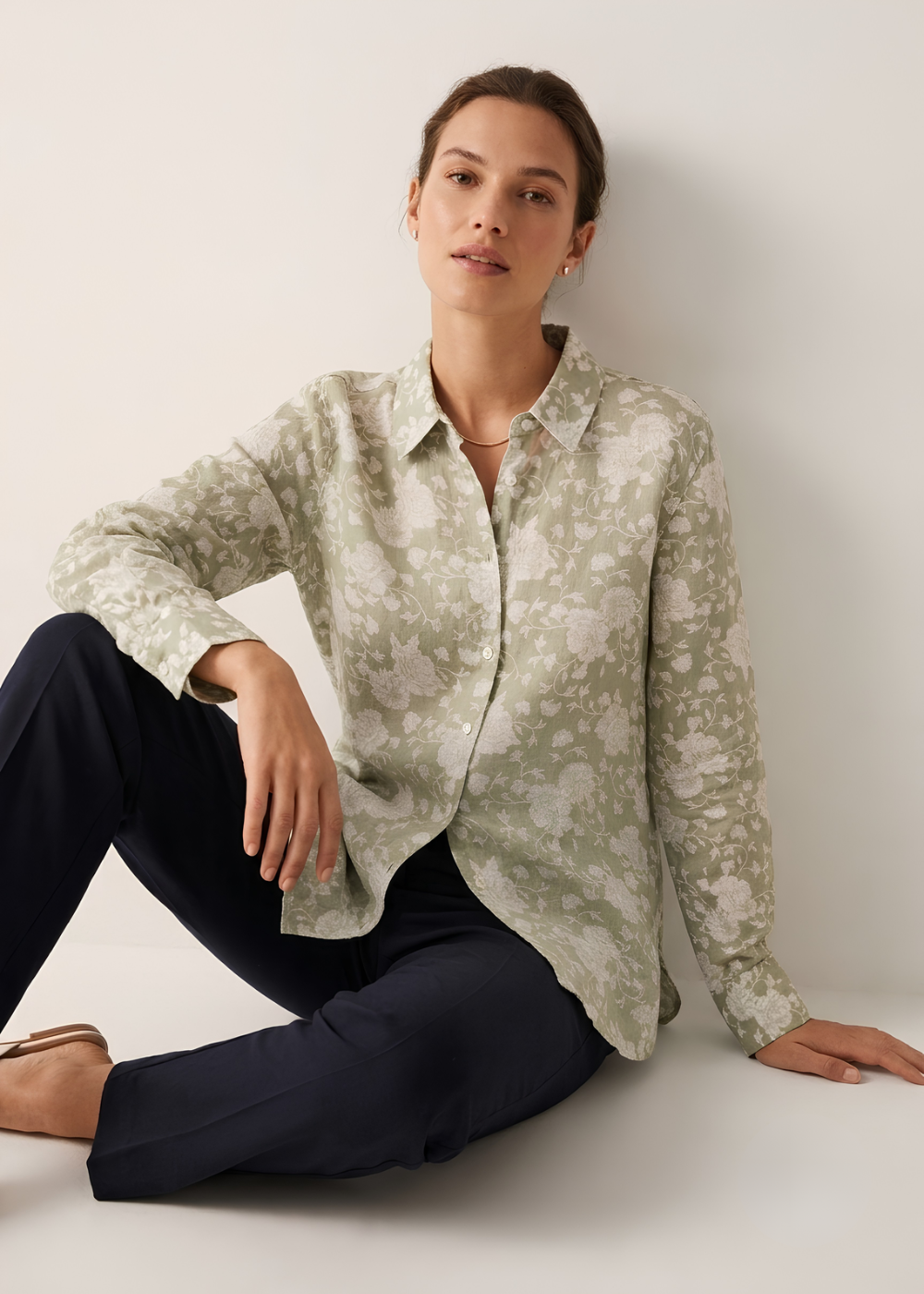 Printed Collar Shirt