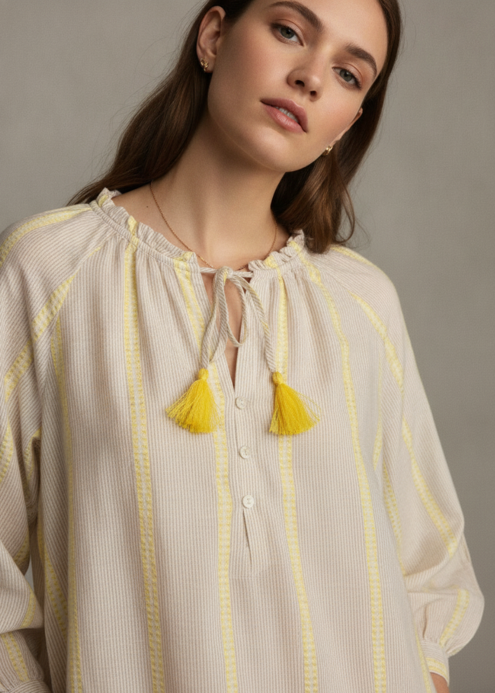 Tassel Tie Tunic Dress