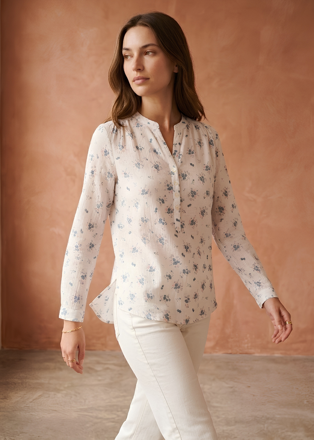 VERO Chinese Collar Blouse CC4