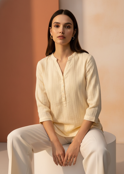 VERO Chinese Collar Blouse CC5
