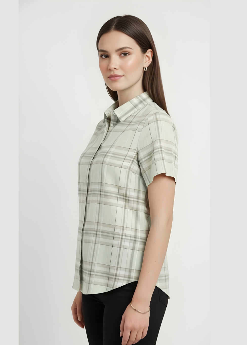 Plaid Blouse