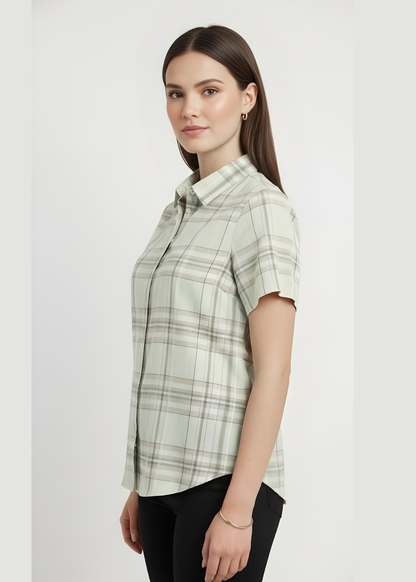 Plaid Blouse