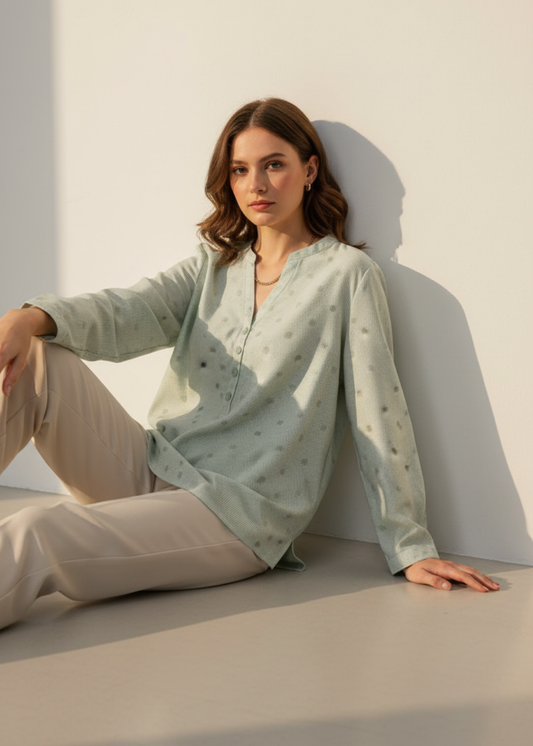 VERO Chinese Collar Blouse CC6
