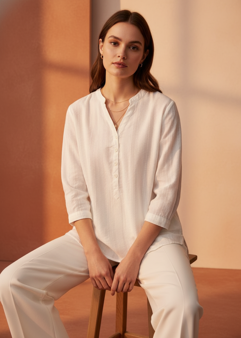 VERO Chinese Collar Blouse CC7
