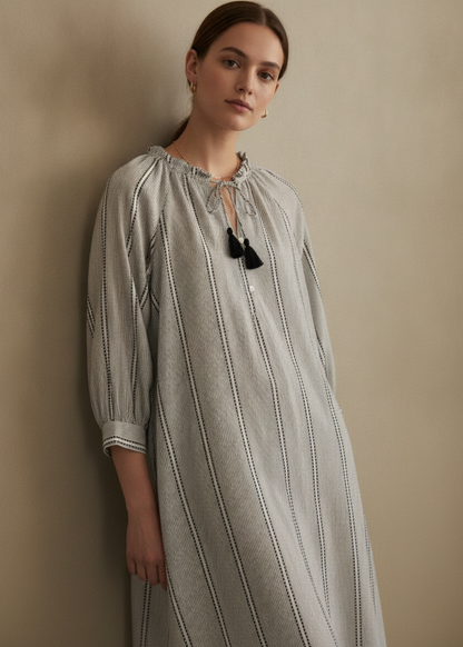 Tassel Tie Tunic Dress