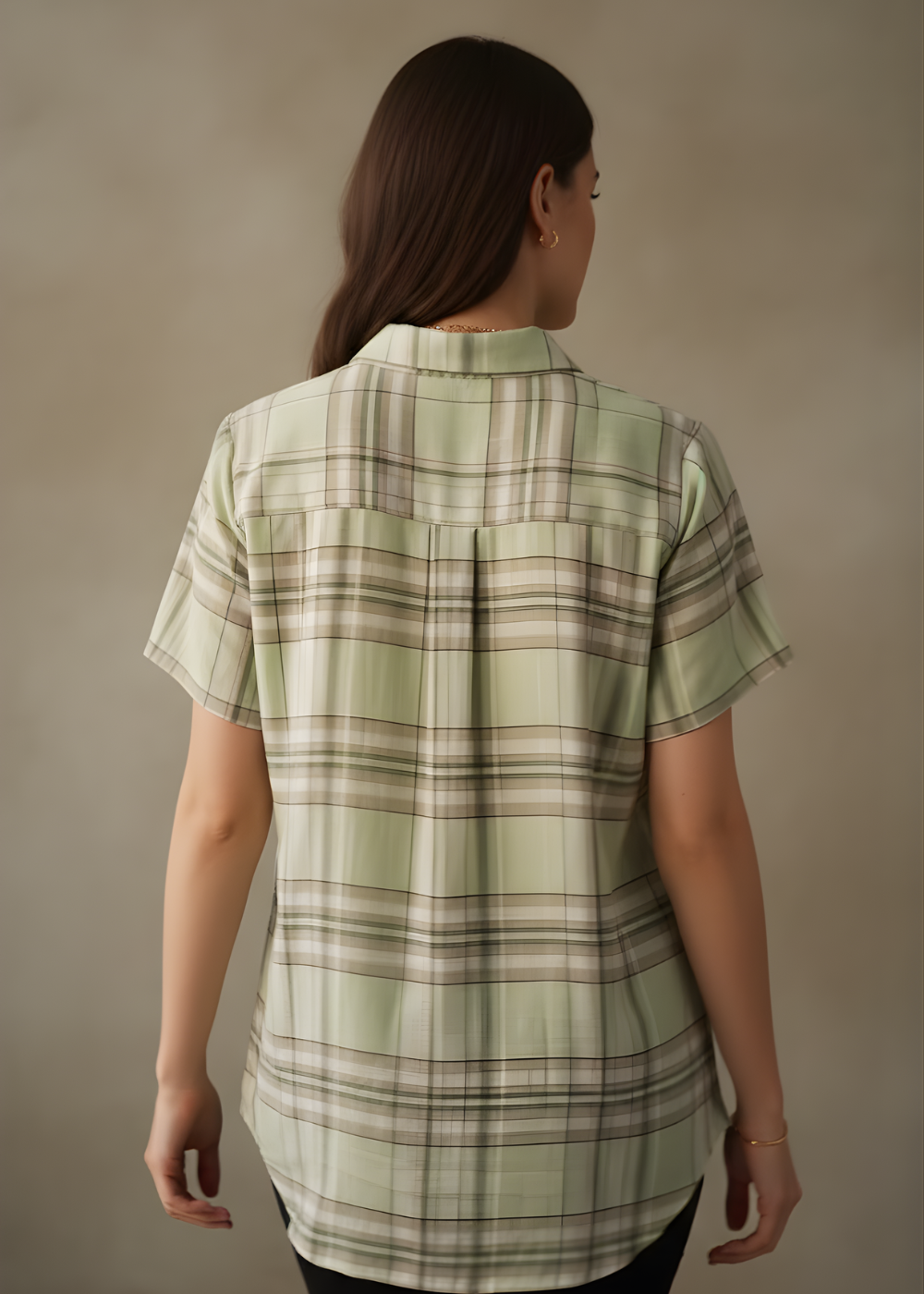 Plaid Blouse
