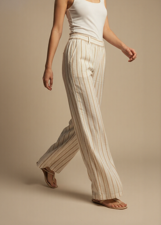 Relaxed Fit Wide Leg Pants