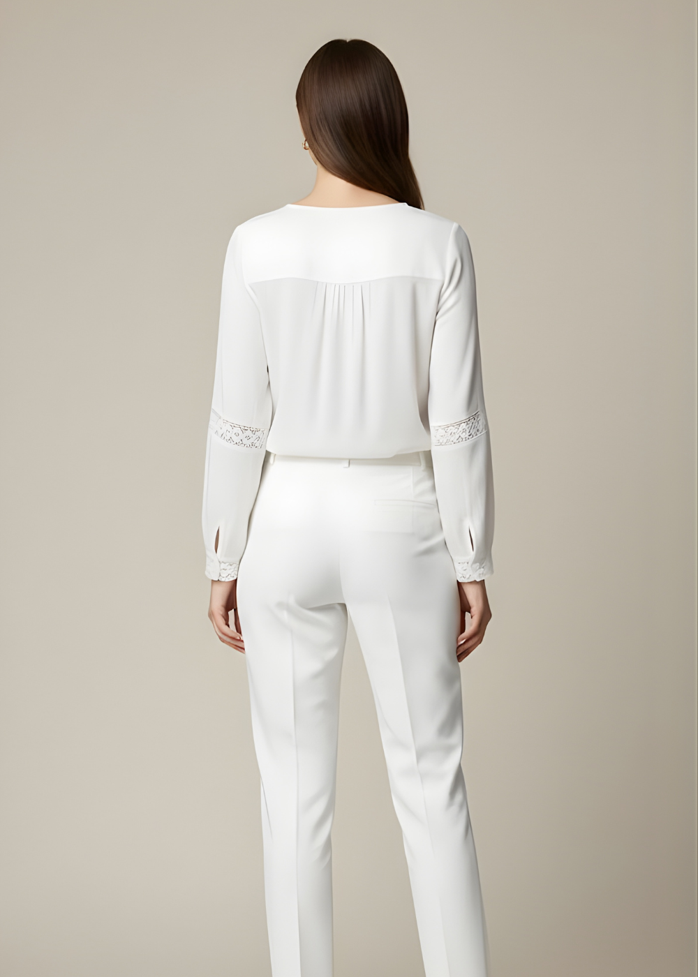 Long Sleeve Lace Blouse