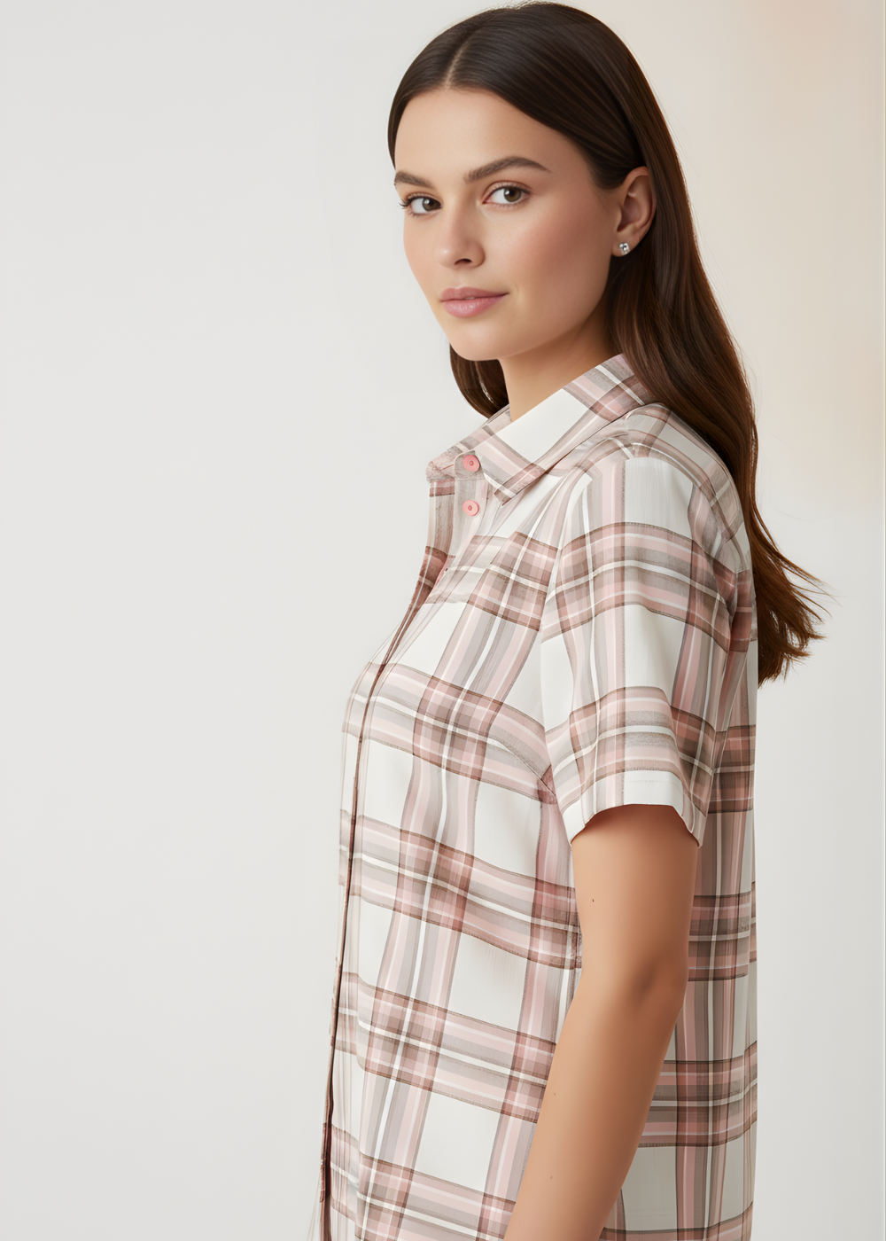 Plaid Blouse