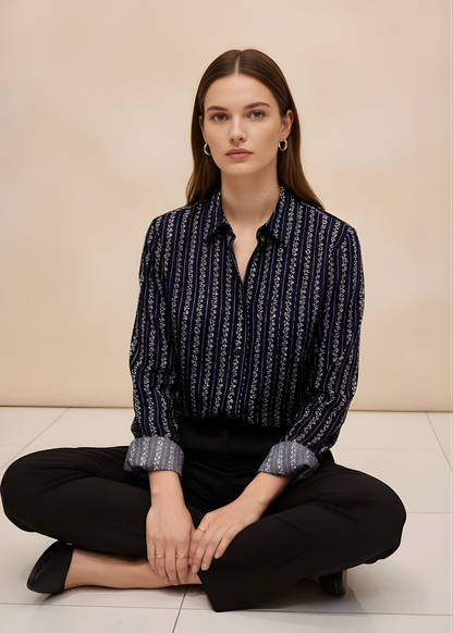 Classic Collar Printed Shirt