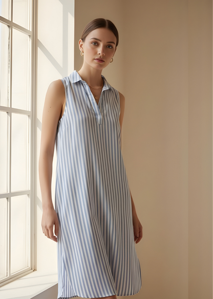 Striped Sleeveless Dress