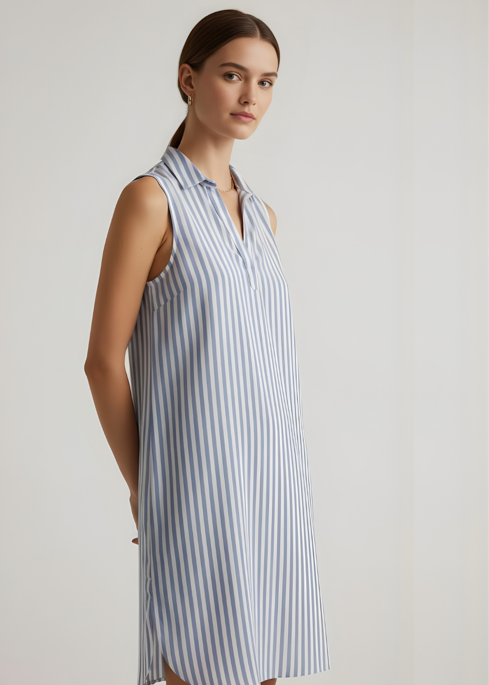 Striped Sleeveless Dress