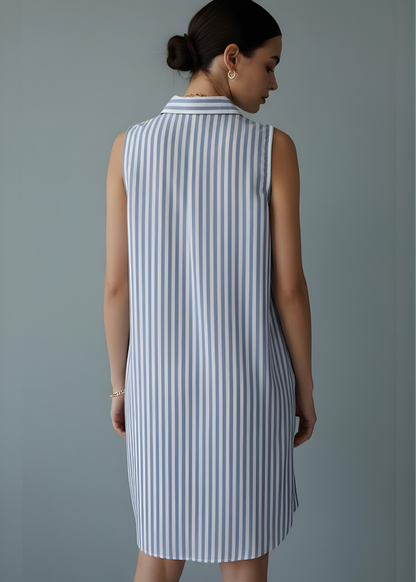 Striped Sleeveless Dress